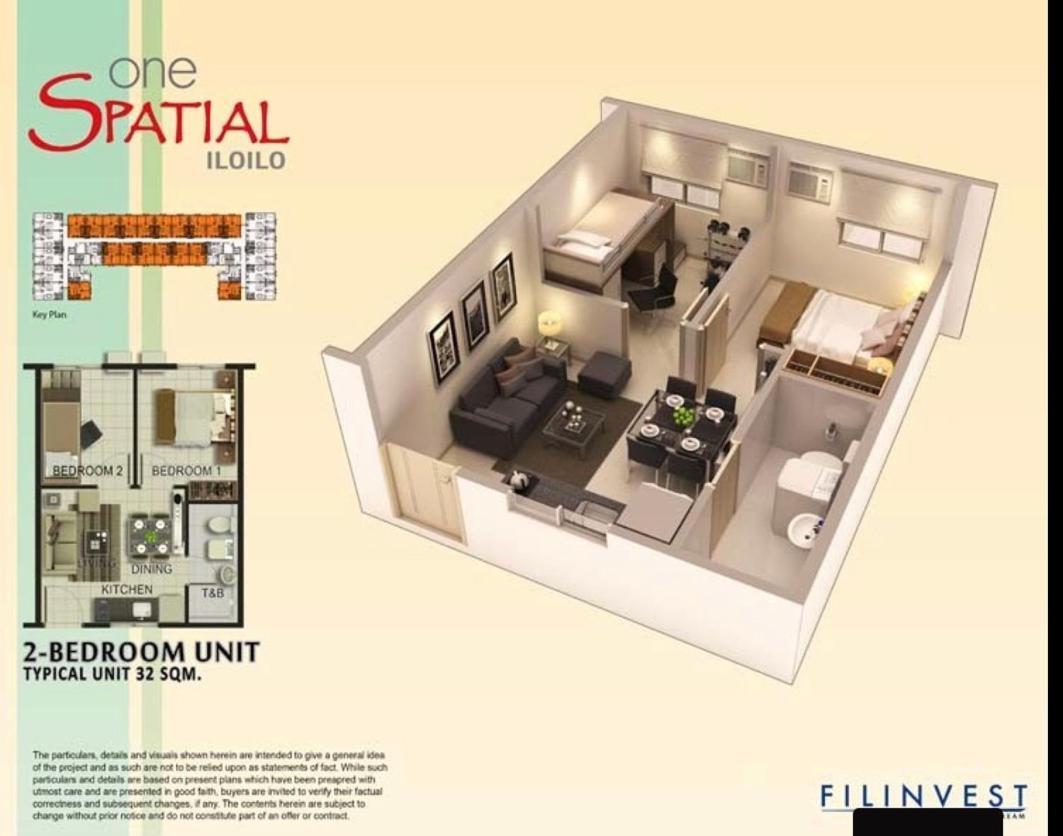 One Spatial Two Bedroom Condominium Unit With Pool And Gym Free Netflix And Wifi Iloilo City Exterior photo